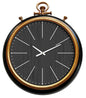 Black Vintage Metal Wall Clock