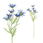 Artificial Flannel Flower Blue 63cm