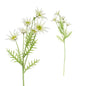 Artificial Flannel Flower White 60cm
