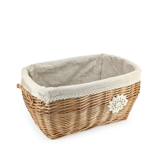 Rattan Basket w/ Handles