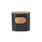 Black Ceramic Sugar Tea Coffee Jars