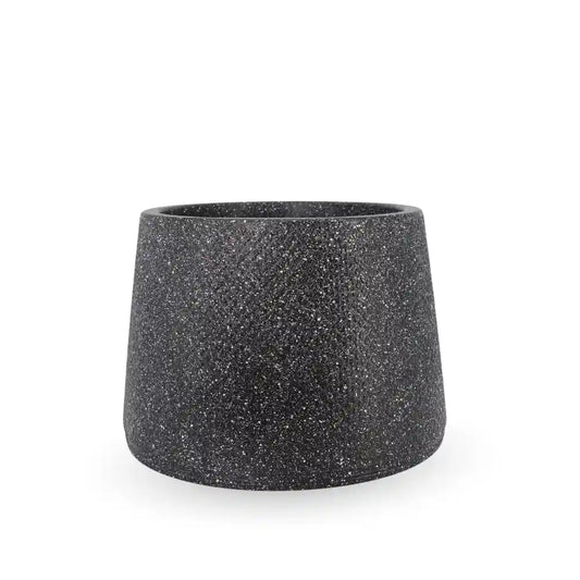 Plastic Planter Black 28cm