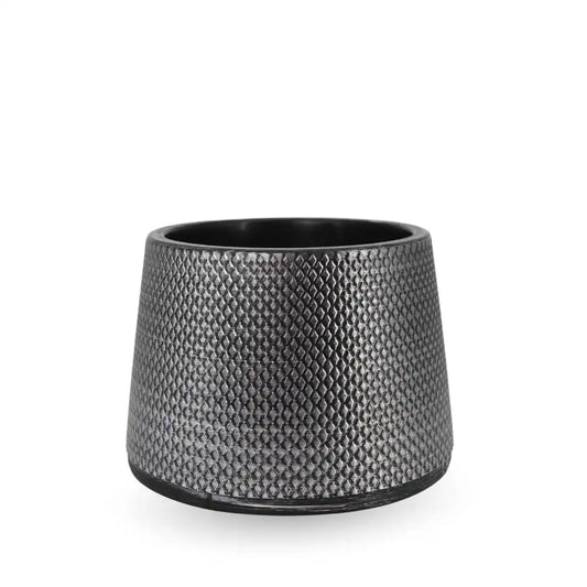 Plastic Planter Black 23cm