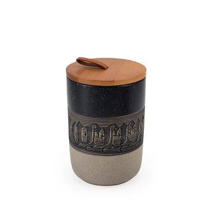 Ceramic Sugar, Coffee & Tea Canisters Black