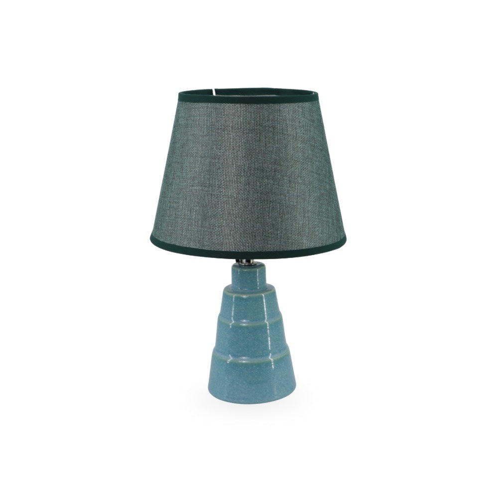 Turqoise Ceramic Table Lamp 33cm