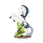 Ceramic China Blue Horse Stallion