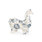 Ceramic China Blue Horse Large