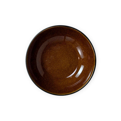 Dark Amber Bowl 20cm
