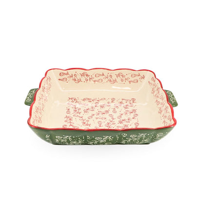 Vintage Ceramic Baking Dish - Square
