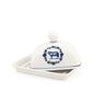 Farmhouse Ceramic Butter Dish Lamb