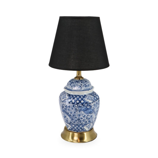 Ceramic Table Lamp China Blue 49cm