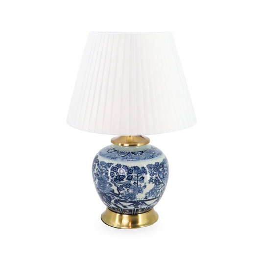 Ceramic Table Lamp China Blue 53cm