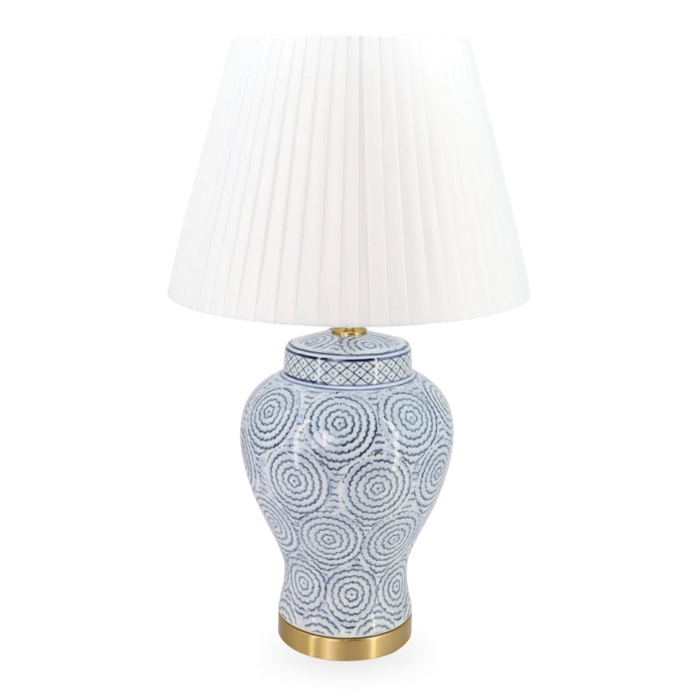 Ceramic Table Lamp China Blue 49cm