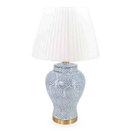 Ceramic Table Lamp China Blue