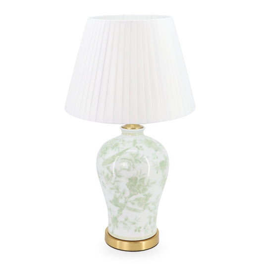 Ceramic Table Lamp China Green 65cm