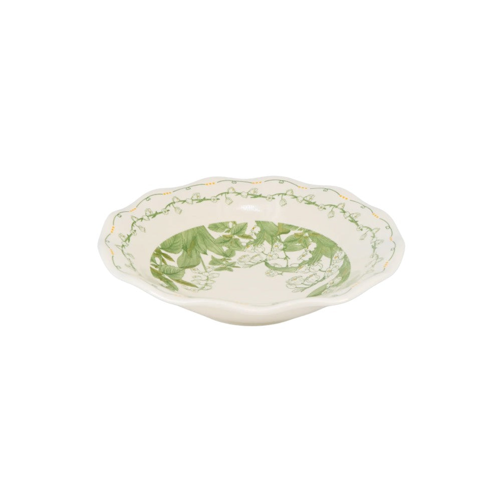 Vintage Green Ceramic Bowl 20cm