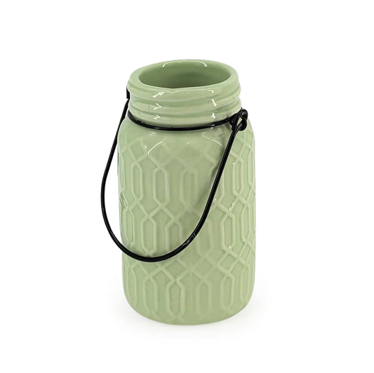 Mini Ceramic Vase w/ Handle 13cm