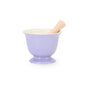 Ceramic Mortar And Wooden Pestle