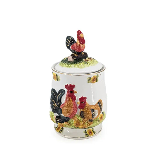 Vintage Ceramic Rooster Cookie Jar M