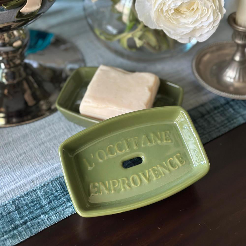 Ceramic Soap Dish Purple