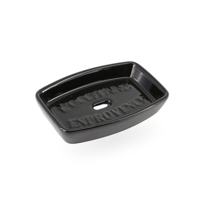 Ceramic Soap Dish Black
