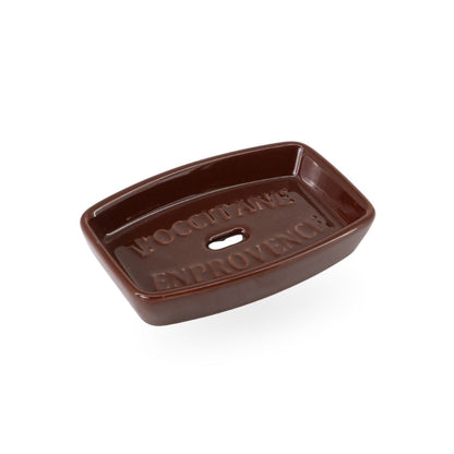 Ceramic Soap Dish Burgundy