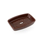Ceramic Soap Dish Burgundy