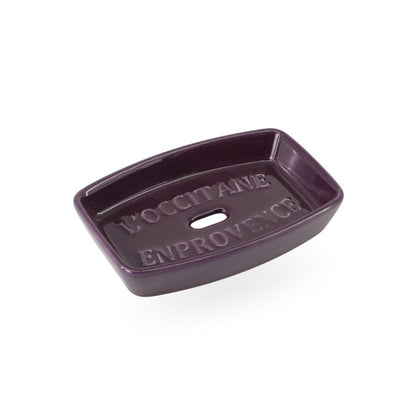 Ceramic Soap Dish Purple