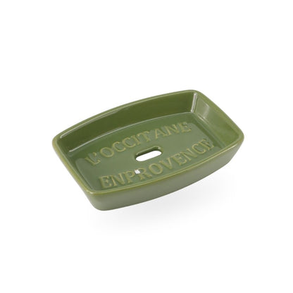 Ceramic Soap Dish Green