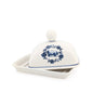 Farmhouse Ceramic Butter Dish Pig