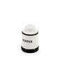Ceramic Pepper Shaker Black & White