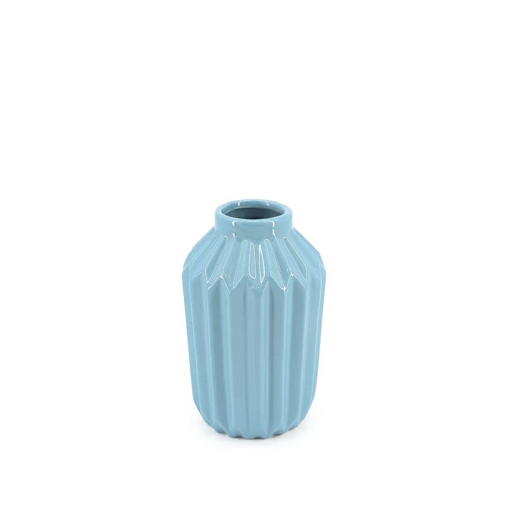 Ceramic Vase Blue 15cm