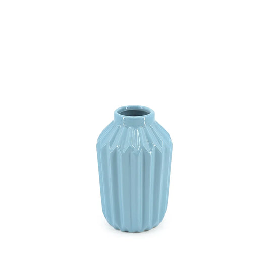 Ceramic Vase Blue 15cm