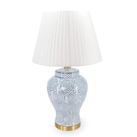 Ceramic Table Lamp China Blue