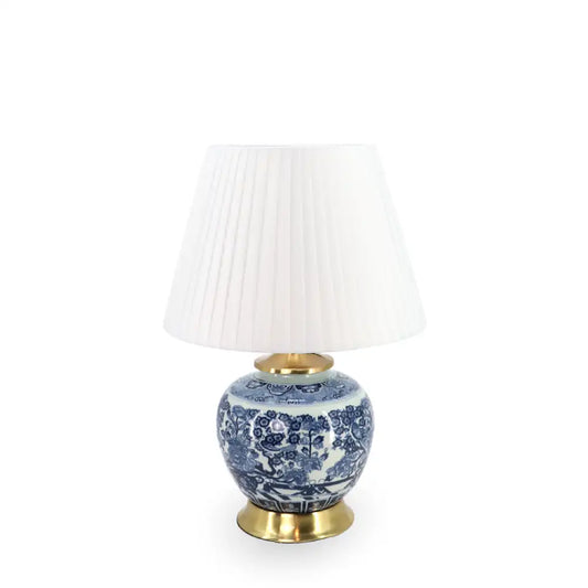 Ceramic Table Lamp China Blue 53cm