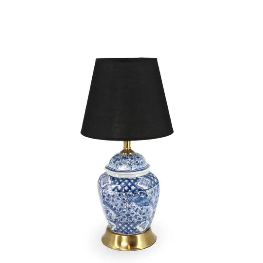 Ceramic Table Lamp China Blue 49cm