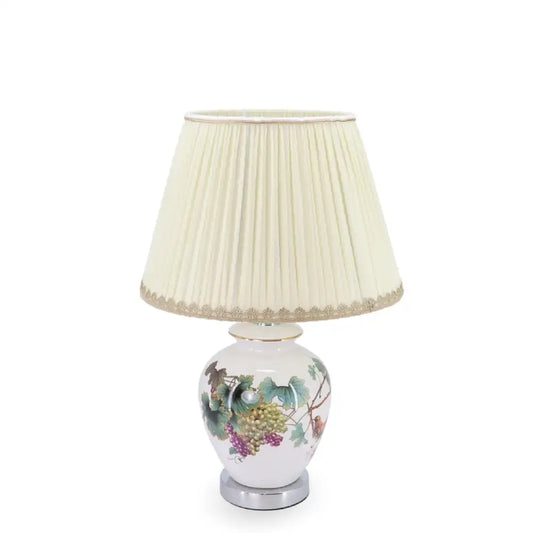 Ceramic Table Lamp Floral 54cm