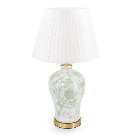 Ceramic Table Lamp China Green 65cm