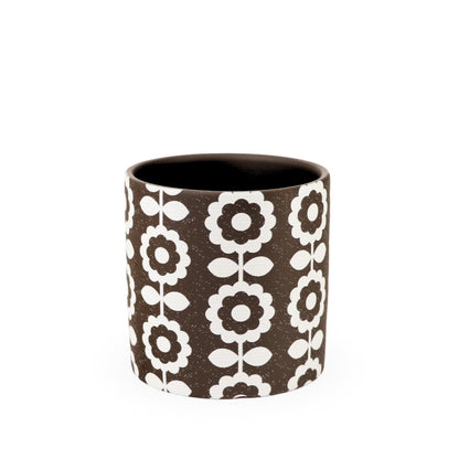 Ceramic Planter Floral 14cm