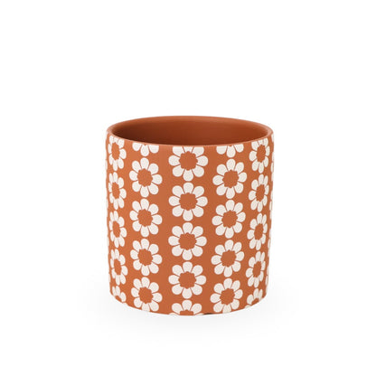 Ceramic Planter Floral 14cm