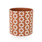 Ceramic Planter Floral 17cm