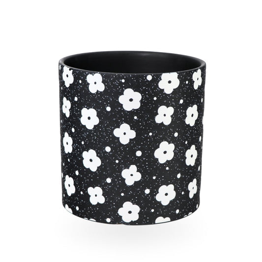 Ceramic Planter Floral 17cm