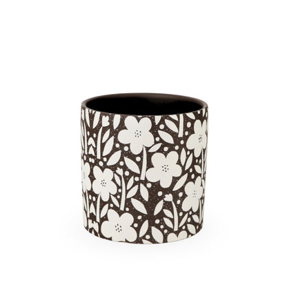 Ceramic Planter Floral 14cm