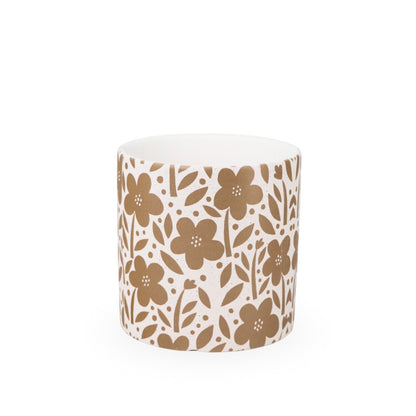 Ceramic Planter Floral 14cm