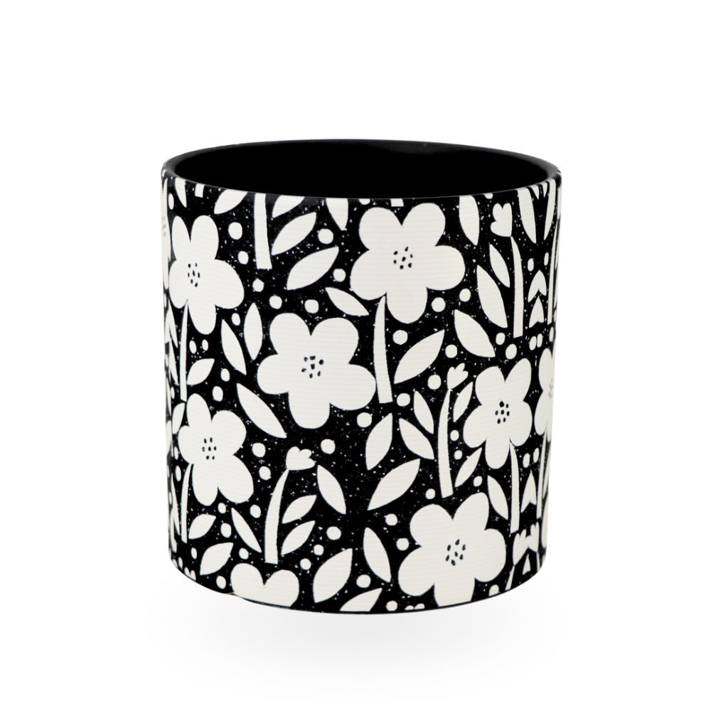 Ceramic Planter Floral 17cm