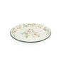 Enamel Metal Tray Round Floral 35cm
