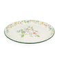 Enamel Metal Tray Round Floral 40cm