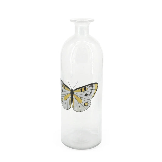 Butterfly Glass Bottle Vases
