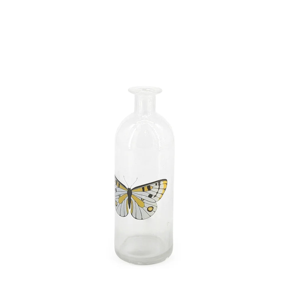 Butterfly Glass Bottle Vases