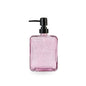 Vintage Glass Lotion/Soap Dispenser Pink